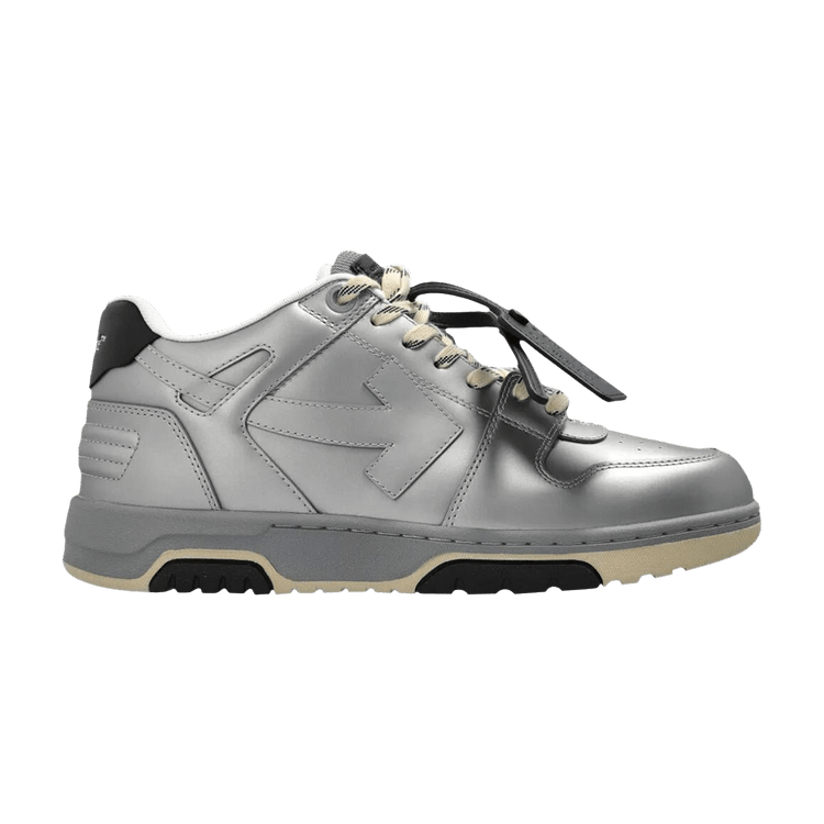 Off-White Out of Office 'Metallic Silver' — Silver/Black