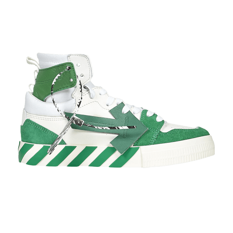 Off-White Vulc Sneaker High 'White Green' — White/Green