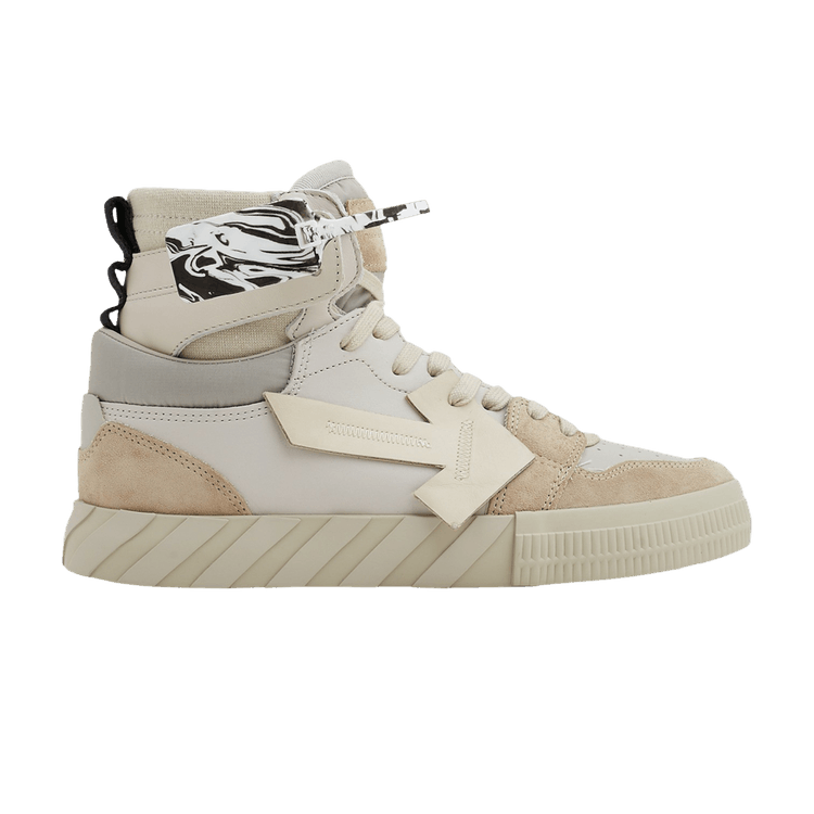 Off-White Vulc Sneaker High 'Beige' — Beige/Black