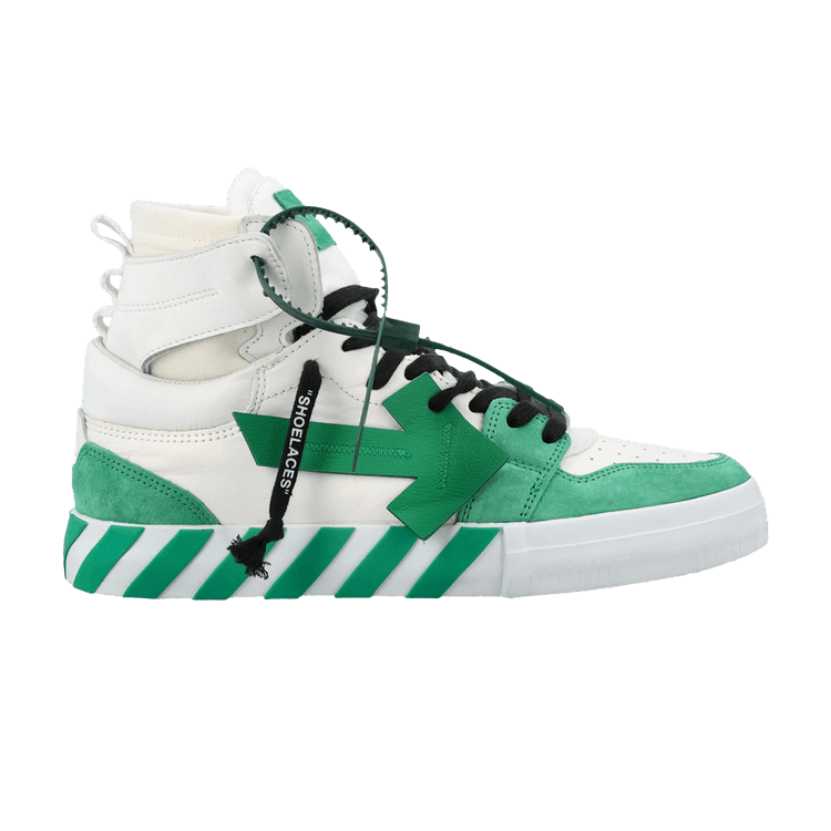 Off-White Vulc Sneaker High 'White Green Black' — White/Green
