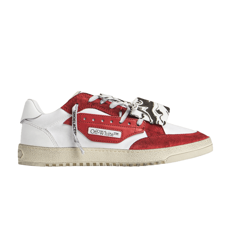 Off-White 5.0 Low 'White Red' — White/Red