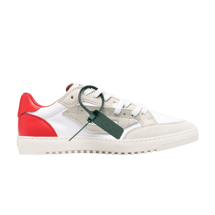 Off-White 5.0 Low 'White Grey Red' — White/Red