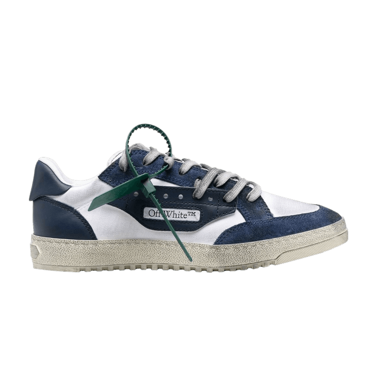 Off-White 5.0 Low 'Navy Blue White' — White/Navy Blue