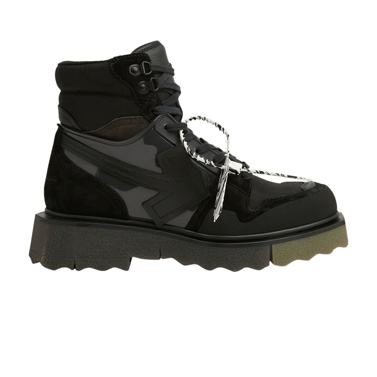 Off-White Hiking Sponge Sneakerboot 'Black' — Black/Black