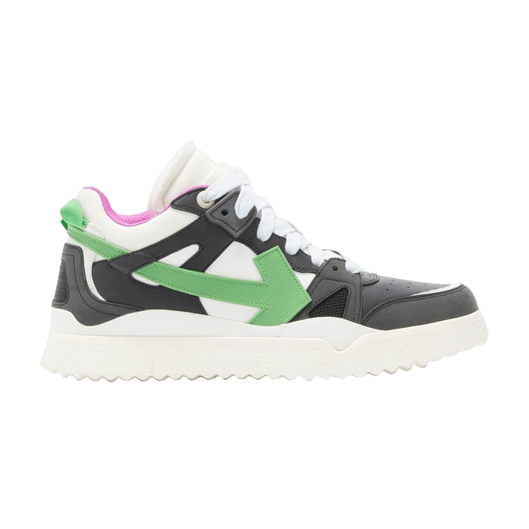 Off-White New Mid Sponge 'Black White Green' — White/Green