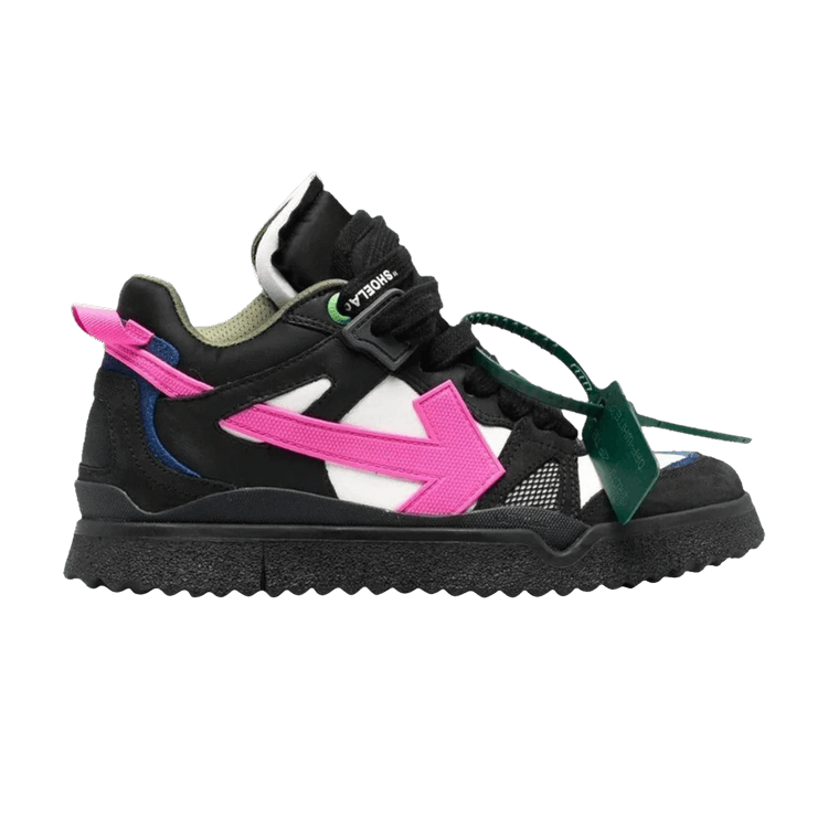 Off-White New Mid Sponge 'Black Fuchsia' — Black/Fuchsia