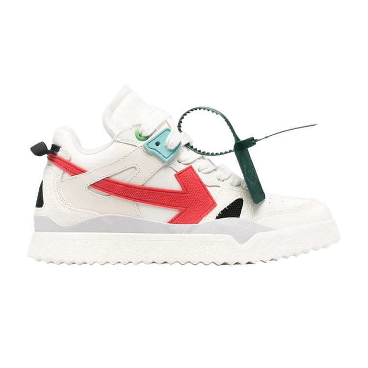Off-White New Mid Sponge 'White Red' — White/Red