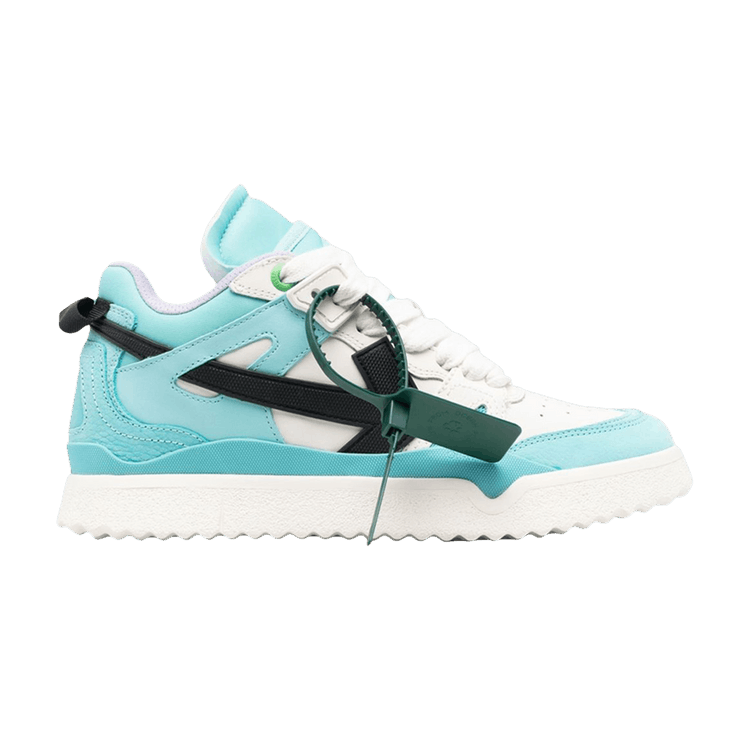 Off-White New Mid Sponge 'Turquoise Blue' — White/Turquoise Blue/Black