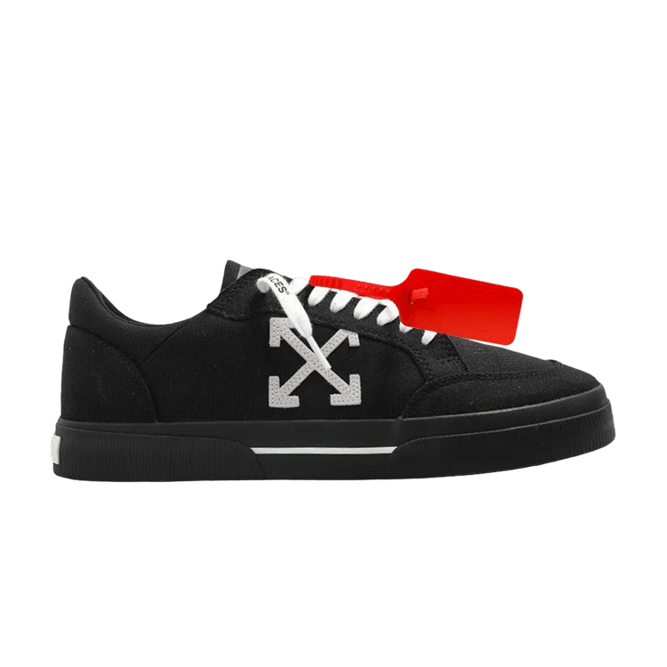 Off-White Vulcanized Low Sneaker 'Black' — Black