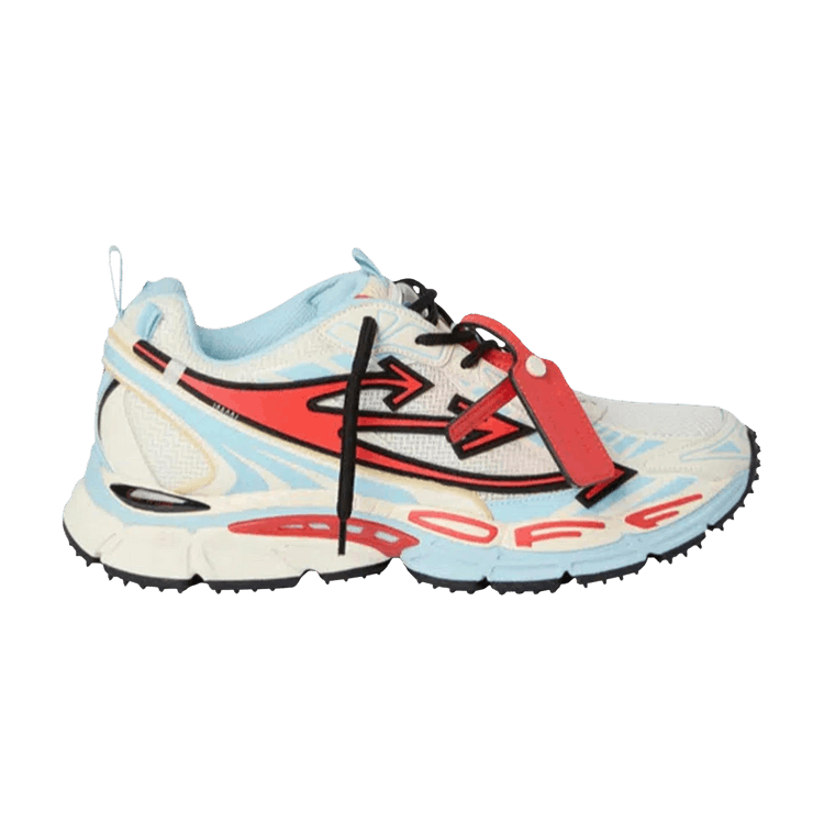 Off-White Be Right Back 'Powder Blue Coral Red' — Powder Blue/Coral Red