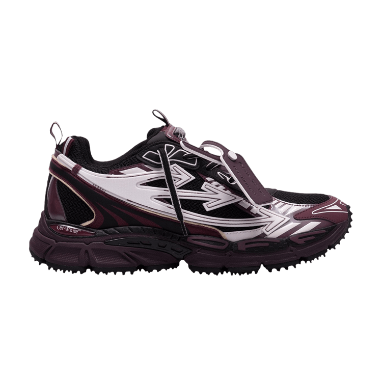 Off-White Be Right Back 'Dark Purple Black' — Red/Black/Black