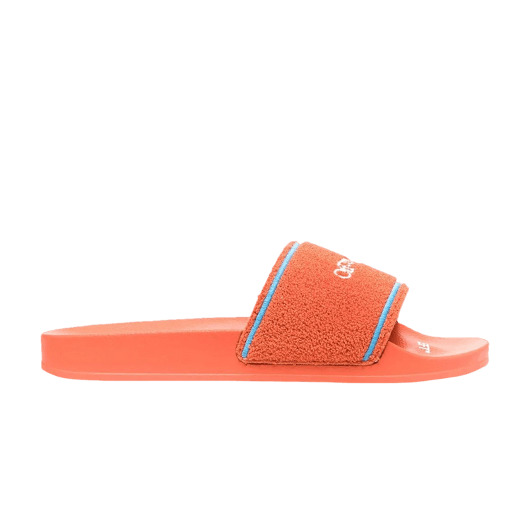 Off-White Logo Sliders 'Tangerine Orange' — Tangerine Orange/White