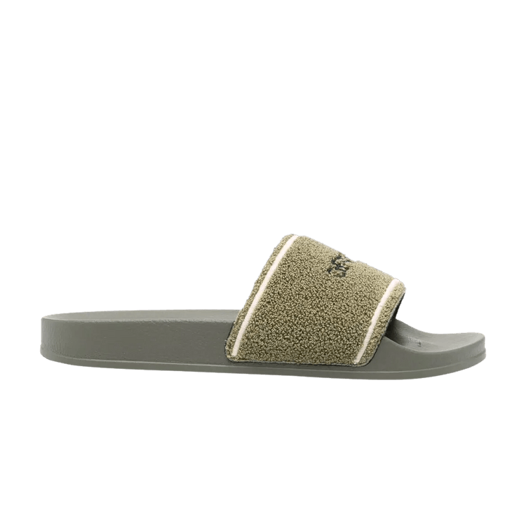 Off-White Logo Sliders 'Towel - Khaki' — Khaki