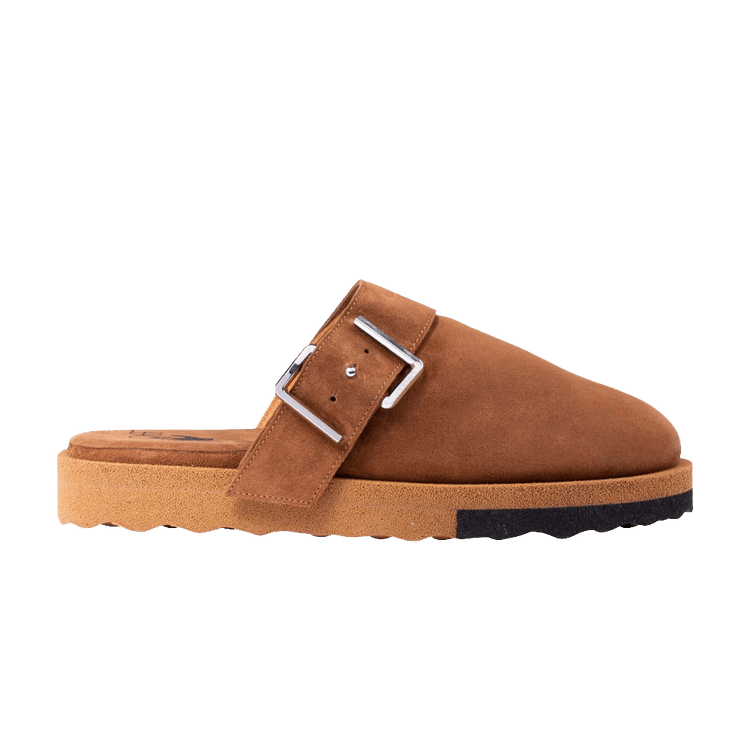 Off-White Sponge Clog 'Brown' — Brown/Black