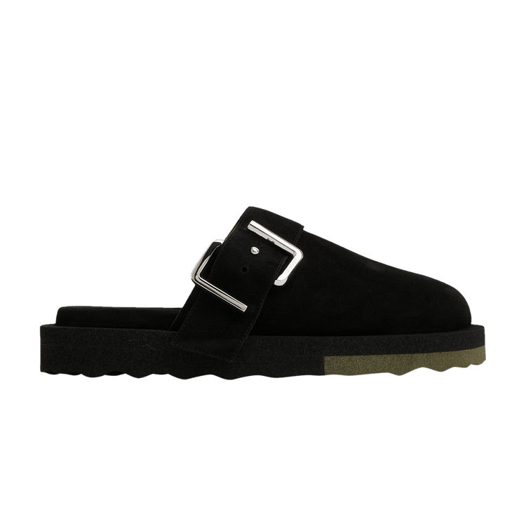 Off-White Sponge Clog 'Black Khaki' — Black/Khaki