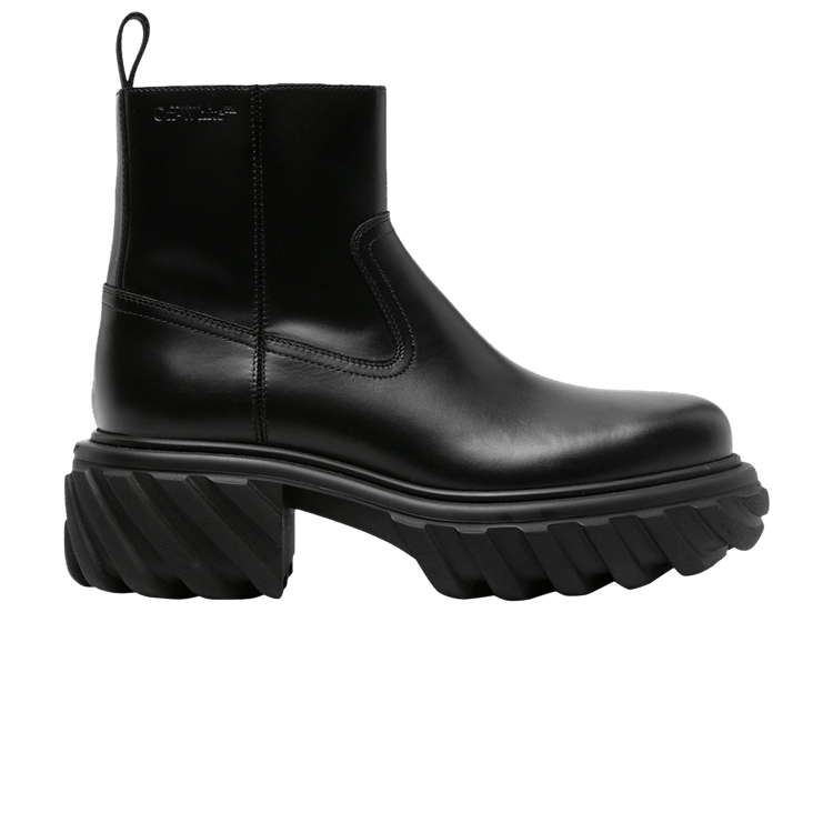 Off-White Exploration Motor Ankle Boot 'Black' — Black