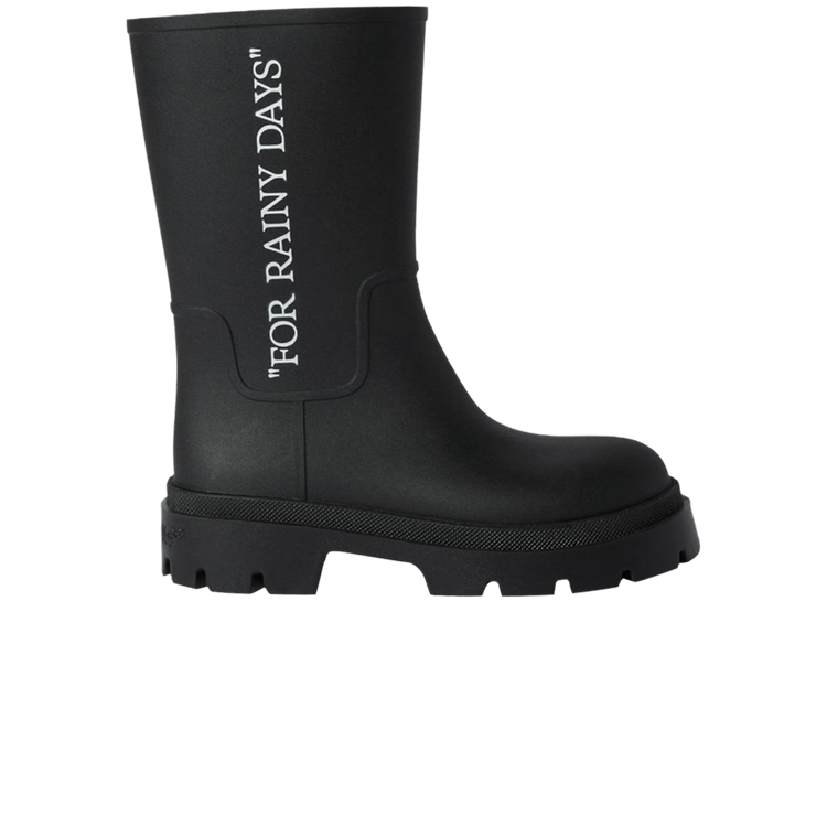 Off-White Reboot 'For Rainy Days - Black' — Black/White