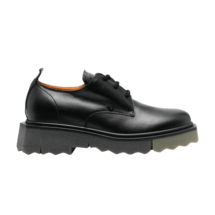 Off-White Sponge Derby 'Black Khaki' — Black/Khaki