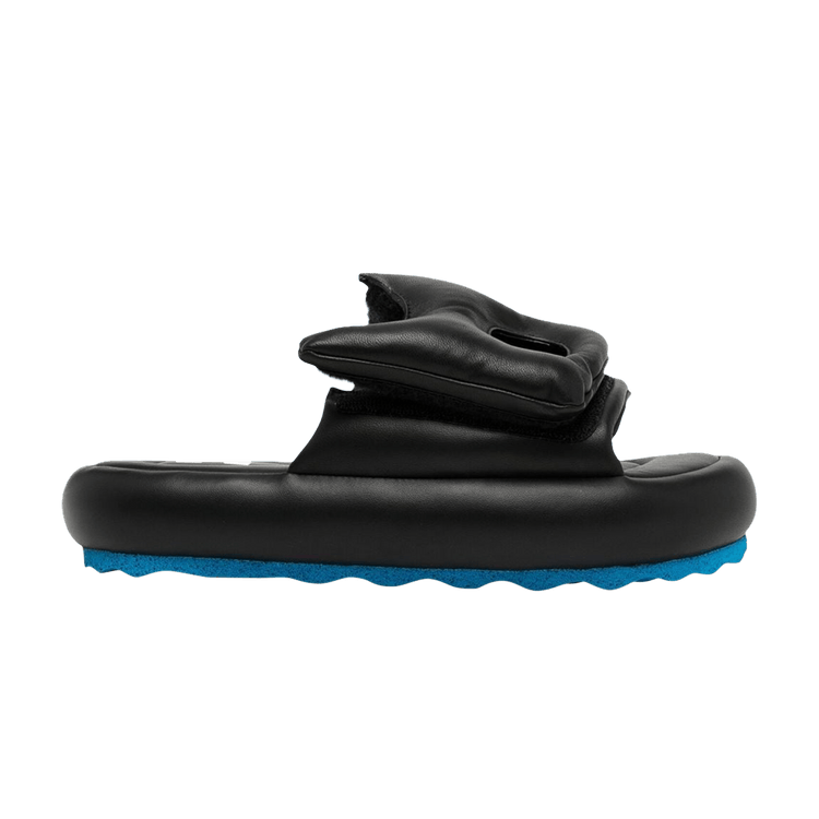 Off-White Meteor Padded Slider 'Black Blue' — Black/Blue