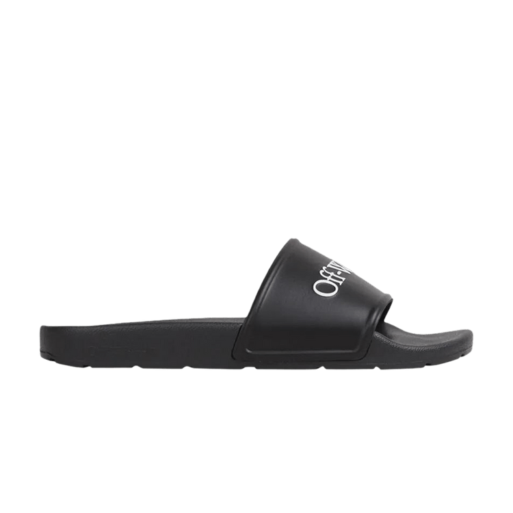 Off-White Bookish Logo Slide 'Black' — Black