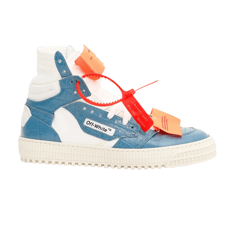 Off-White Wmns Low 3.0 'Blue Crocskin' — White/Light Blue