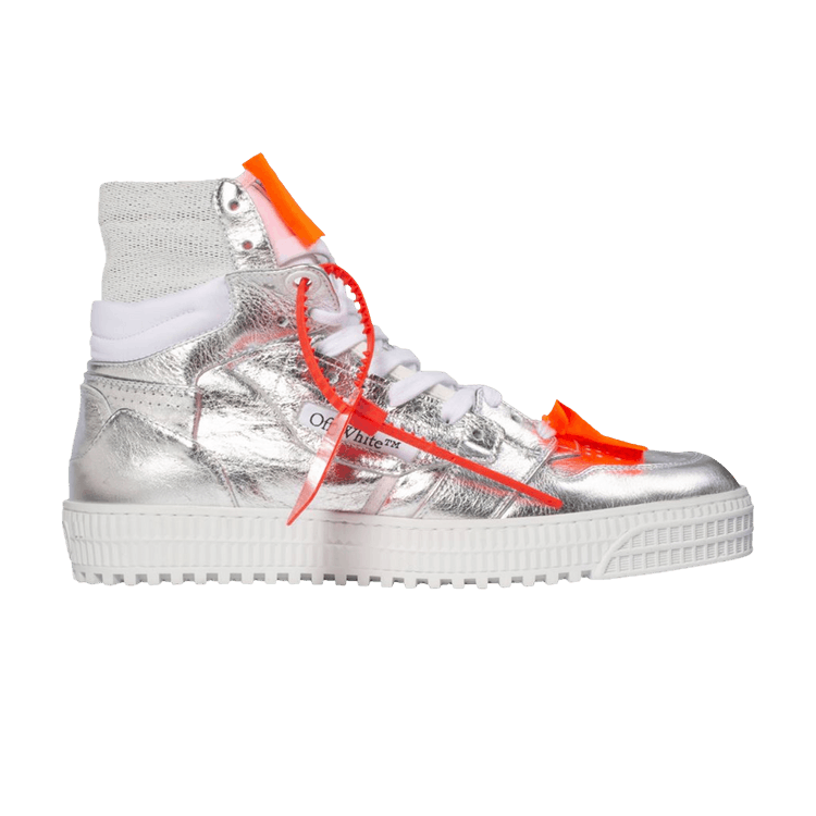 Off-White Wmns Off-Court 3.0 High 'Metallic Silver' — Silver/Silver