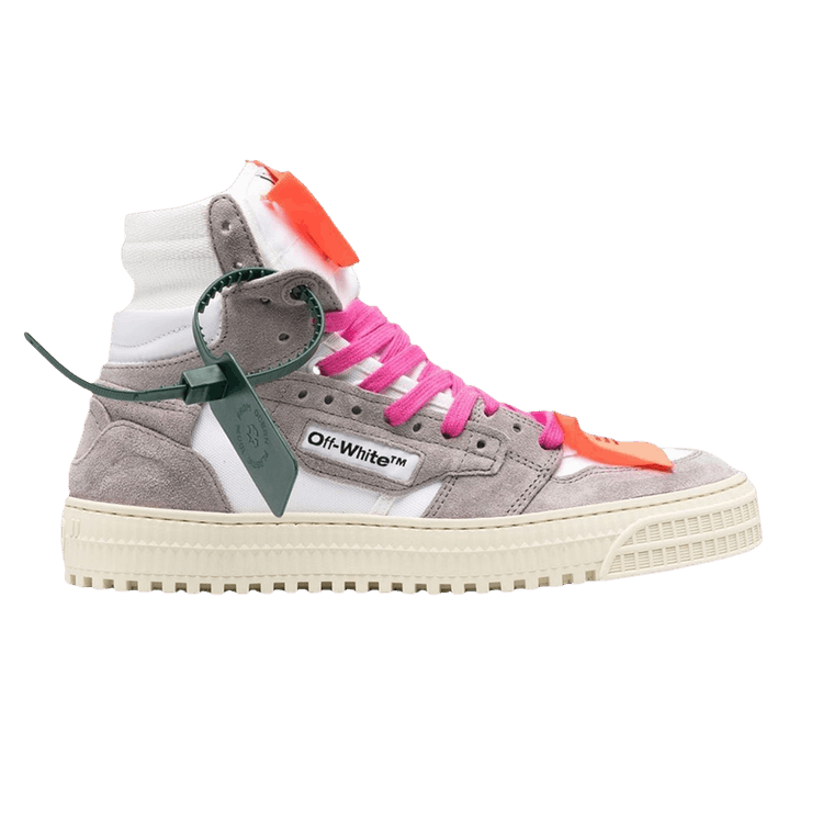 Off-White Wmns Off-Court 3.0 High 'Light Grey White' — White/Light Grey