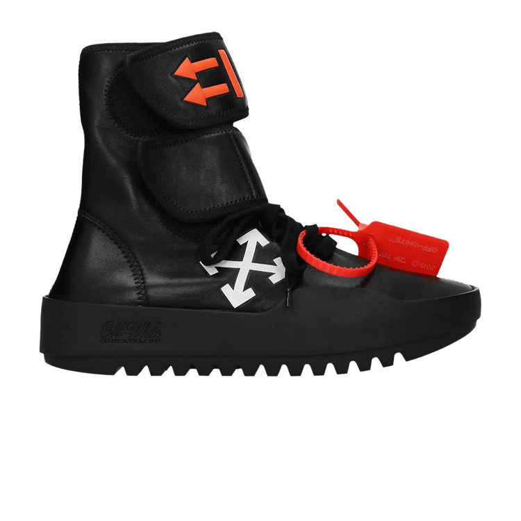 Off-White Wmns Moto Wrap Sneakers 'Black' — Black