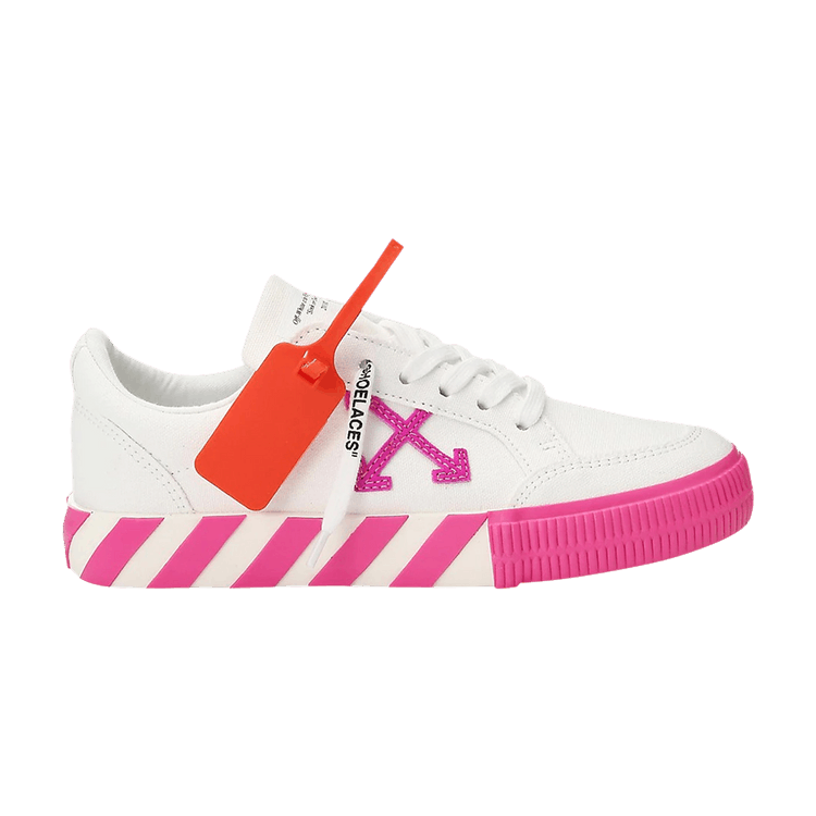 Off-White Wmns Vulc Sneaker 'White Fuchsia' — White/Fuchsia