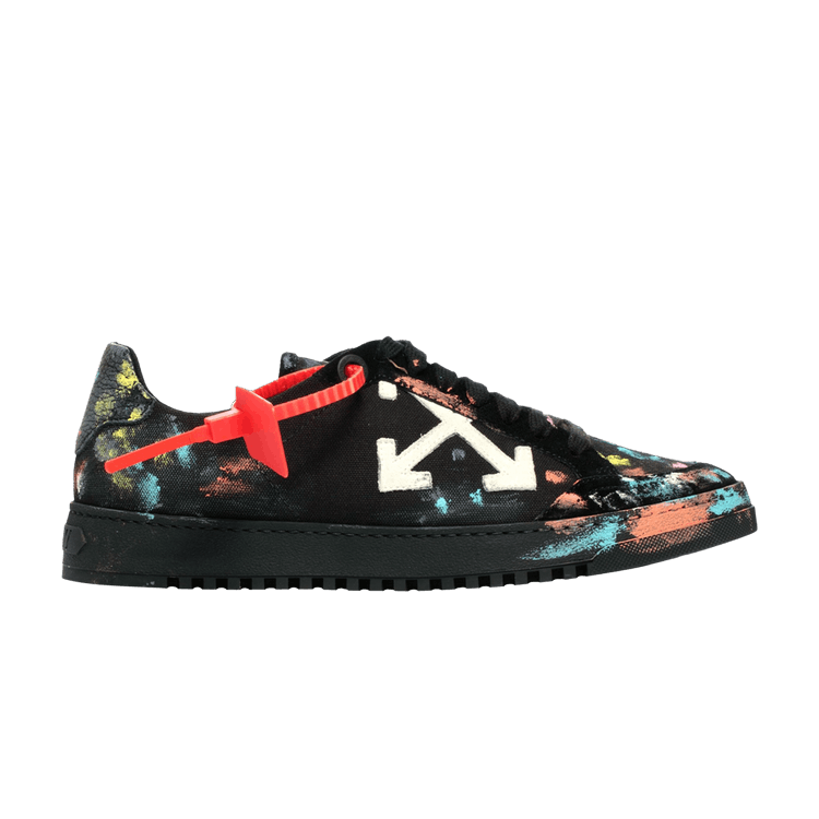 Off-White Wmns Polo 3.0 'Empty Gallery - Black Multi-Color Splatter' — Black/Multi-Color