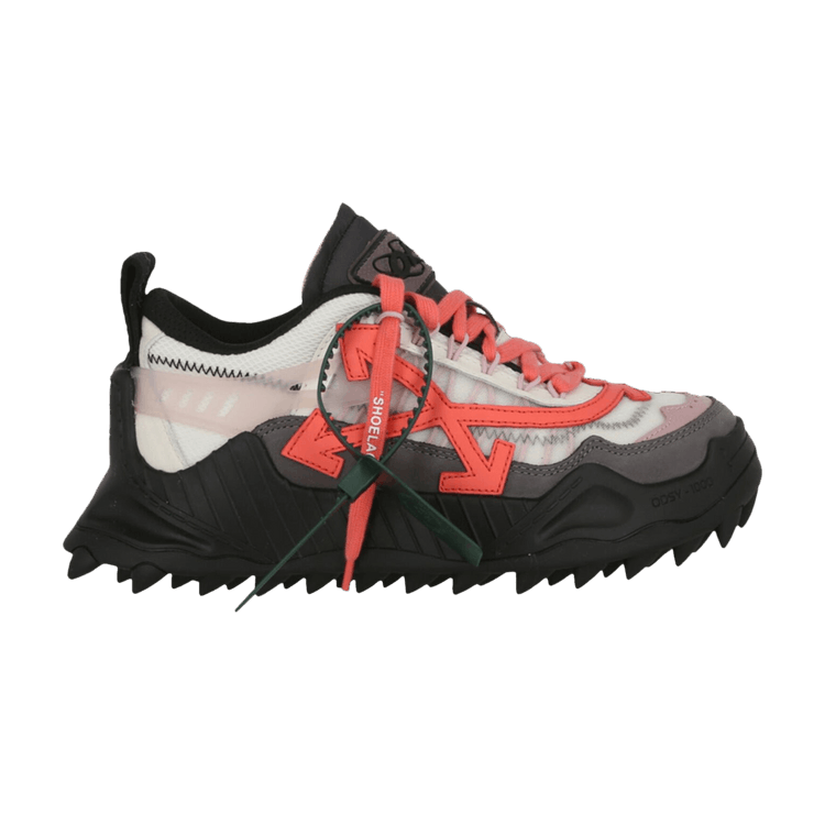 Off-White Wmns ODSY-1000 'Black Coral Red' — Black/Coral Red