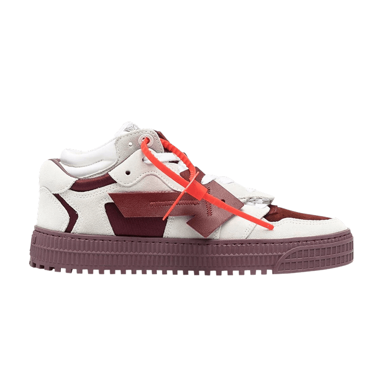 Off-White Wmns 3.0 Low 'White Burgundy' — White/Burgundy