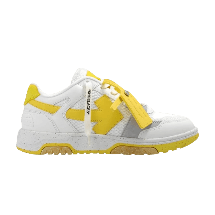 Off-White Wmns Out of Office Slim 'White Yellow' — White/Yellow