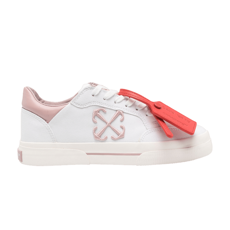 Off-White Wmns New Low Vulcanized 'White Light Pink' — White/Light Pink