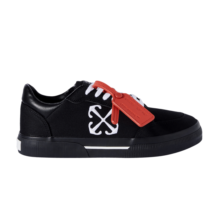 Off-White Wmns New Low Vulcanized 'Black White' — Black/White