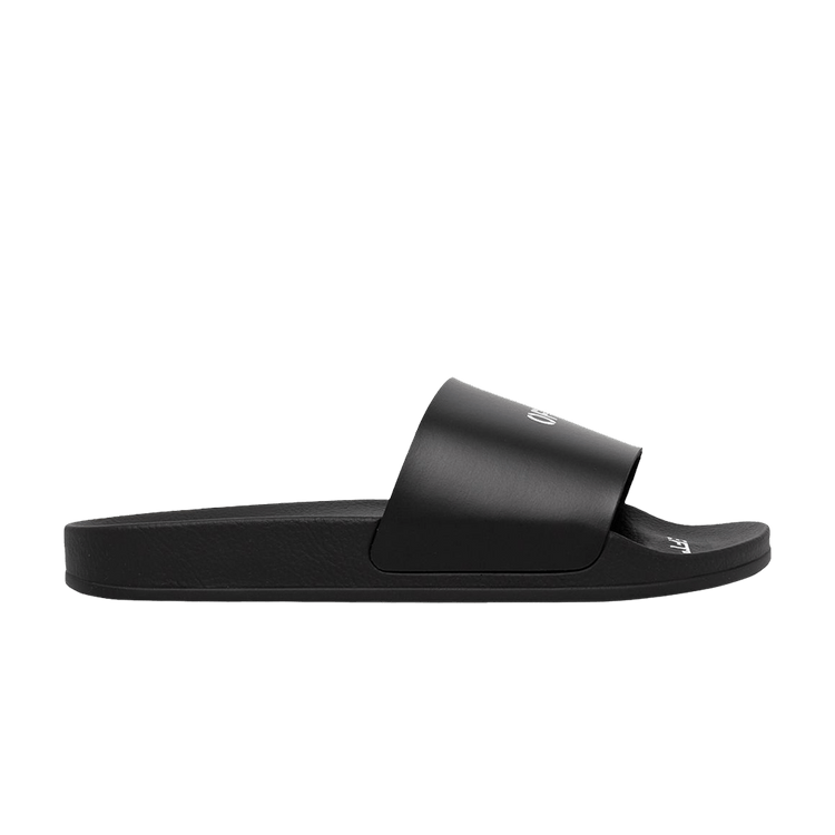 Off-White Wmns Pool Sliders 'Black' — Black/White
