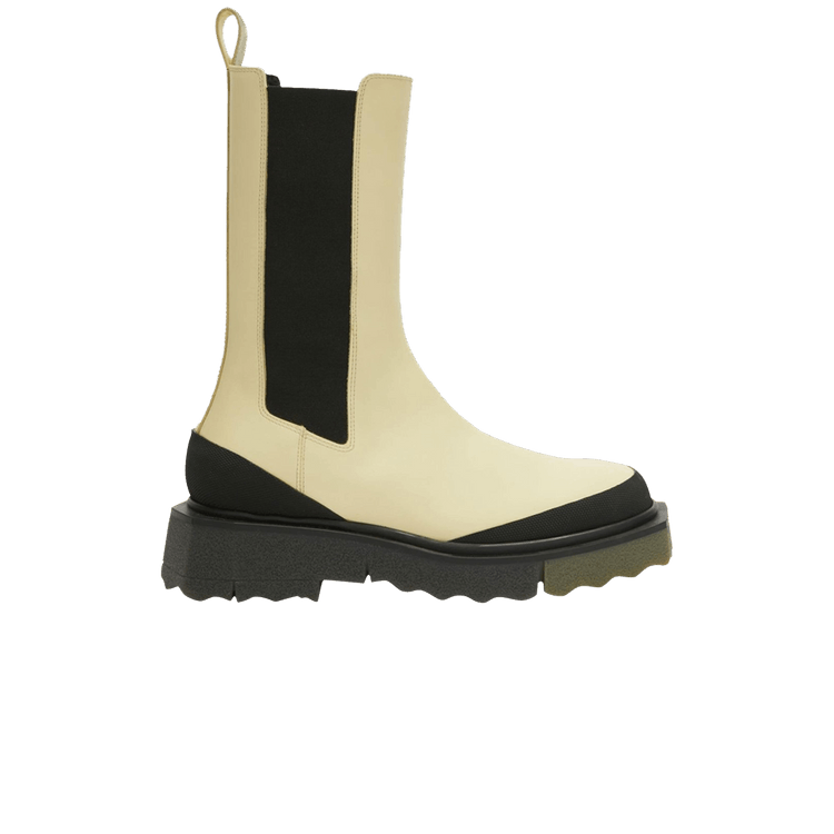Off-White Wmns Sponge Chelsea Boot 'Cream Military' — Cream/Military