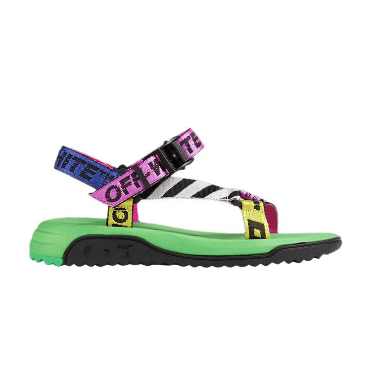Off-White Wmns Trek Sandal 'Fuchsia Green' — Fuchsia/Green