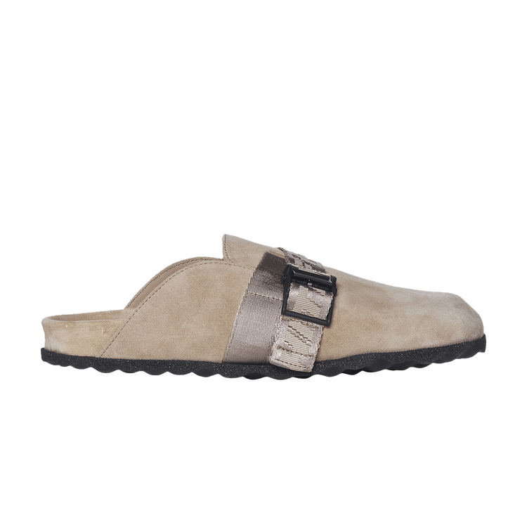 Off-White Wmns Suede Industrial Belt Sabot 'Sand' — Sand