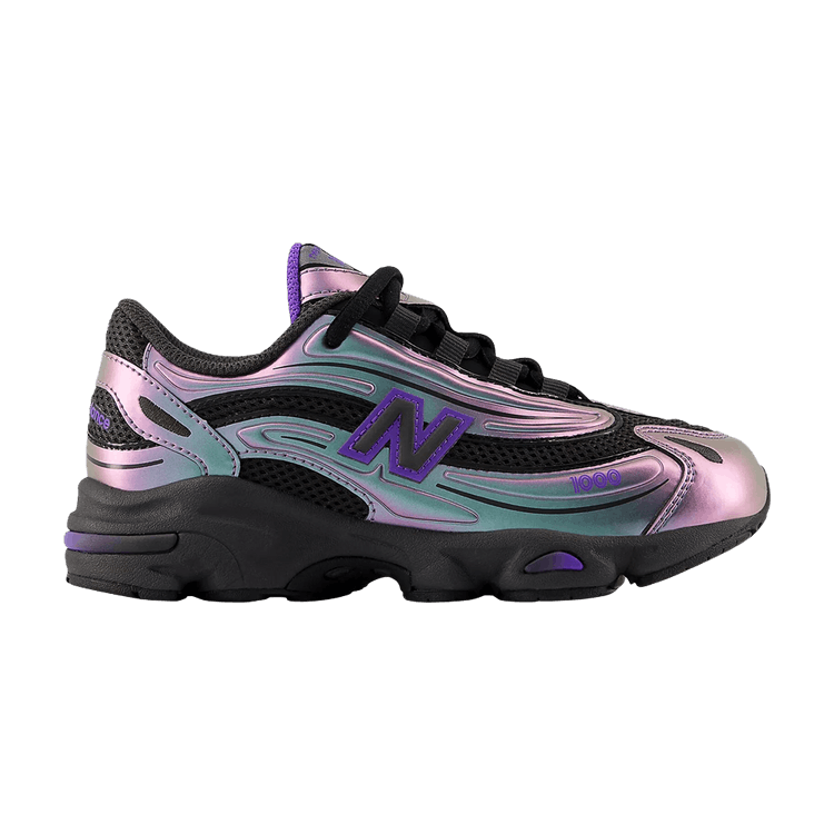 New Balance 1000 Lace Little Kid 'Black Electric Indigo' — BLACK / ELECTRIC INDIGO