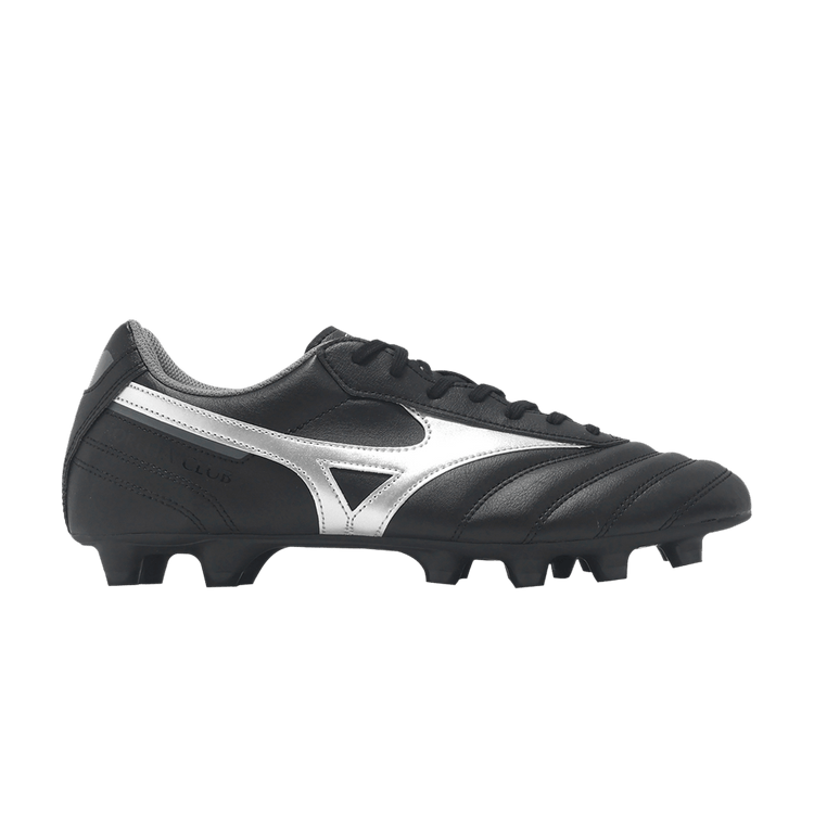 Mizuno Morelia 2 Club 'Black Galaxy Silver' — Black/Galaxy Silver/Dark Shadow