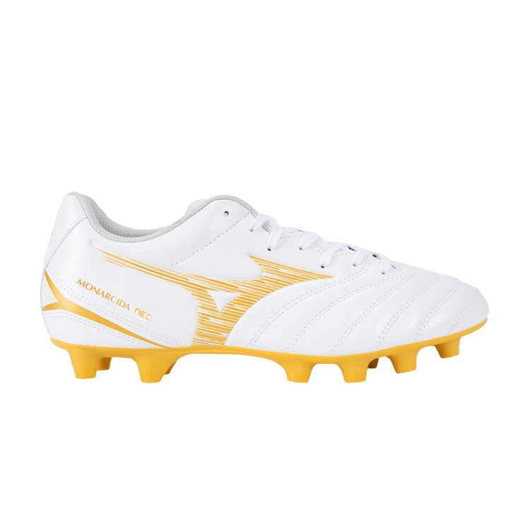 Mizuno Monarcida Neo 3 Select Wide 'White Yellow' — White/Yellow