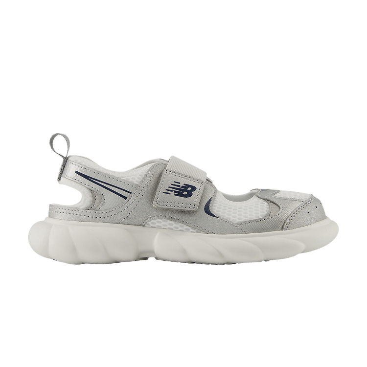 New Balance 230 Hook And Loop Little Kids 'Metallic Silver Navy' — Metallic Silver/Navy
