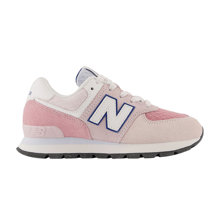 New Balance 574 Little Kid Wide 'Hazy Rose' — Hazy Rose/Atlantic Blue/Ice Blue