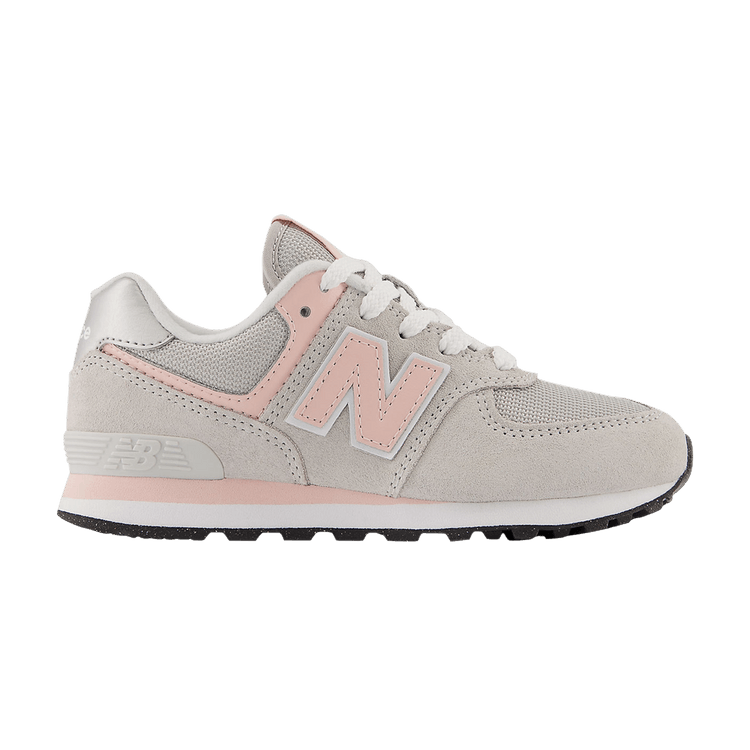 New Balance 574 Little Kid Wide 'Core Pack - Rain Cloud Pink Haze' — Rain Cloud/Pink Haze