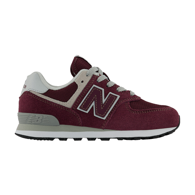 New Balance 574 Little Kid 'Core Pack - Burgundy' — Burgundy/White