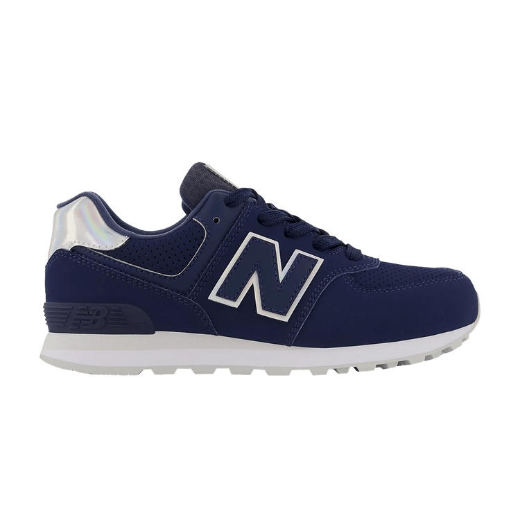 New Balance 574 Little Kid Wide 'Natural Indigo' — Natural Indigo/White