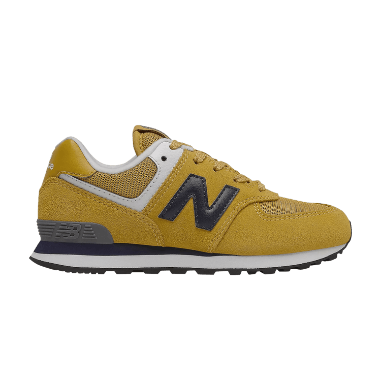 New Balance 574 Little Kid Wide 'Varsity Gold' — Varsity Gold/Pigment