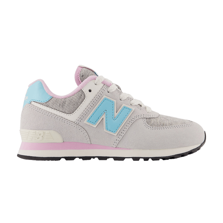 New Balance 574 Little Kid 'Brighton Grey Summer Aqua' — Brighton Grey/Summer Aqua/Lilac Cloud