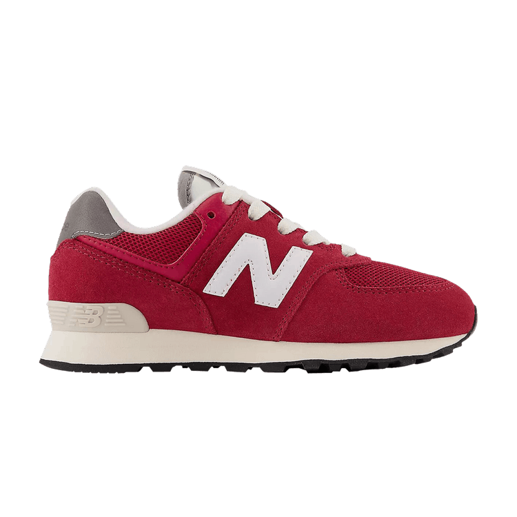 New Balance 574 Little Kid 'Crimson' — Crimson/Sea Salt